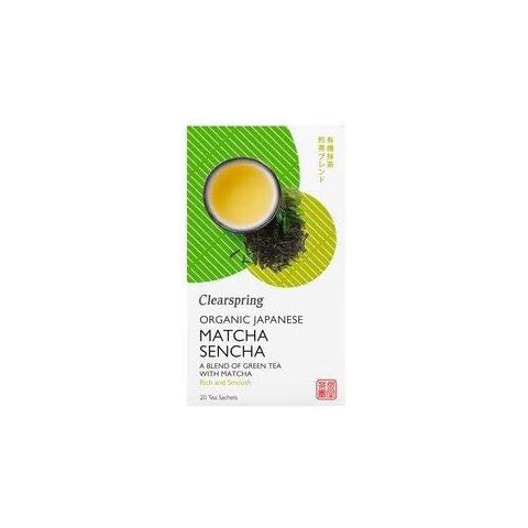 Clearspring Organic Japanese Matcha Sencha Teabags Cover