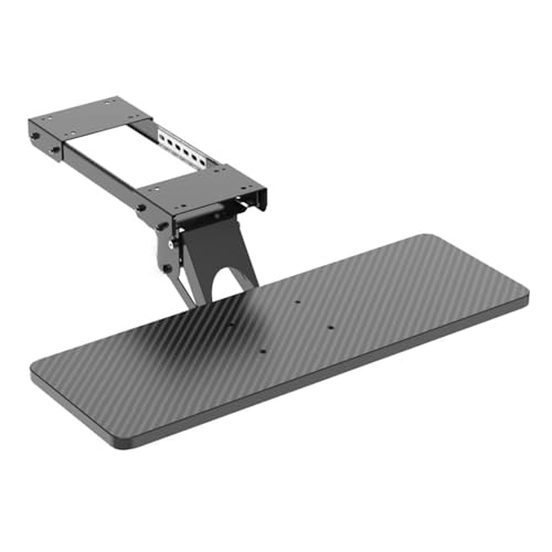 タイピング用コンピューター引き出し、デスク下取り付けキーボード引き出し、デスク下キーボードトレイスライド、スムーズなスライド、オフィス、ビジネス場所、ホームオフィスに最適