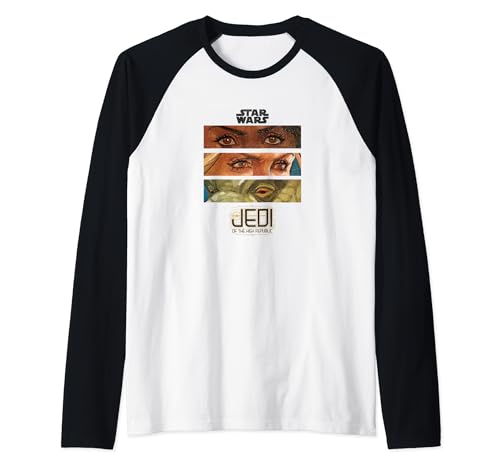 Star Wars High Republic Jedi Eyes t-shirt baseball manches raglan mode geek streetwear