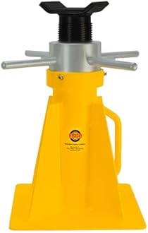 ESCO 20 Ton Swivel Screw Jack Stand - 10802 | Heavy Duty Adjustable Jack Stand for Trucks, Trailers, RVs & Equipment | 40,000 lbs Capacity | 16.5"–26.5" Height Range | Wide Steel Base for Stability