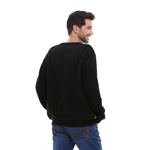 Hsctek Light Up Adults Christmas Knitted Sweater, Ugly Xmas Pullovers Men | 100% Non-Toxic Acrylic, Long-Sleeve, Crewneck, Built-In Light Bulbs With Batteries, Providing Comfort And Fashion Matching 5 Hsctek Light Up Adults Christmas Knitted Sweater, Ugly Xmas Pullovers Men