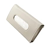 Cabilock Pu-taschentuchbox Aus Leder Retro-serviettenbox Fürs Auto Mit Aufhängbaren Lederclips Als Papierbox Für Sonnenblende Passt Für Handtaschentücher Geeignet Für Verschiedene Auto-Lage