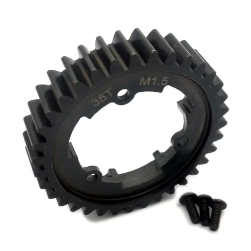 Hard Steel 35T 1.5 Mod (1.5 Metric Pitch) Main Spur Gear Widen 12mm for Traxxas 1/5 X-Maxx 6S 8S 1/6 XRT