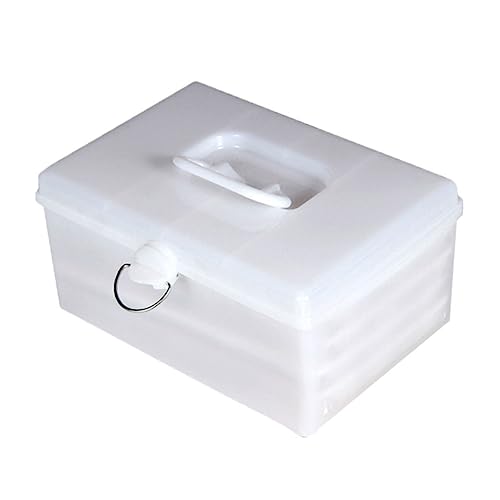 Boîte de rangement mahjong en plastique STOBAZA : lot de 2 conteneurs portables