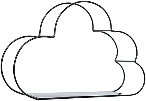 収納ラック 雲 ウォールラック 収納ラック 雲型 掛け 棚 クリエイティブ収納ラック 壁掛け飾り棚 ウォールシェルフ棚 バスケットラックホルダー 家庭用 壁棚 インテリア 軽量 雑誌スタンド 本 ウォールシェルフ ウォールラック かわいい 雲の形 壁掛け 飾り棚 北欧スタイル 鉄構造 3色可選 ホワイト ゴールド ブラック