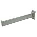 Econoco RW/12-SC Slat Wall Face Out, Rectangular Tubing, Satin Chrome, 12