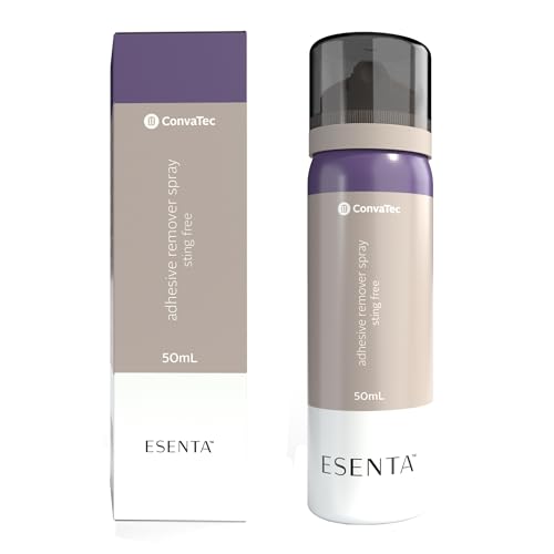 Das ESENTA Pflasterentferner-Spray 50 ml - unterstützt beim Entfernen von Kleberückständen Verbänden und Haftflächen - mit seidig glattem Gefühl - kompatibel mit Latexprodukten - schnelle Anwendung