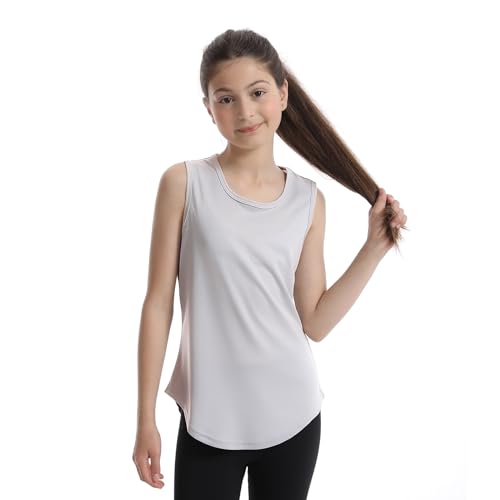 5 Packs Girls Athletic Tank Tops Active Dry Fit Tank Top for Girls Dance Yoga Workout Tops for Exercise3
