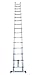 Senrob Aluminum Telescopic Extension Ladder,16.5 ft Extendable Folding Multi-Purpose Ladder Max 330 lbs. Capacity