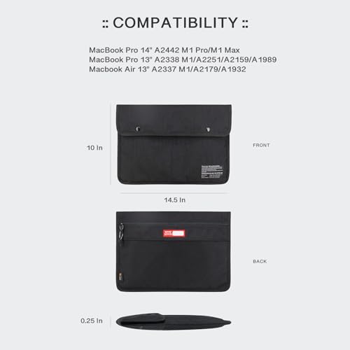 Funda para portátil Rough Enough 13-14 pulgadas Negra miniatura 5