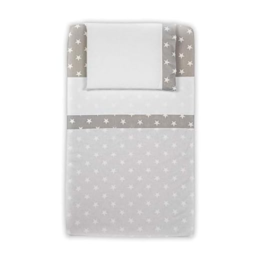 PAMBABY Juego de sábanas MiniCuna para Next to Me de algodón 100%, compatible con cuna Cosleeping Chicco Lullago Kinderkraft UNO Cam Cullami Brevi Jané, medidas 50 x 83 cm, certificado OekoTex