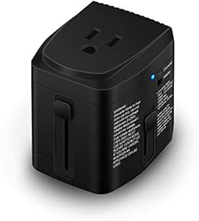 2000Watts Electric Voltage Converter Step Down Voltage 220V to 110V for Hair Dryer, Steamer Iron, Phone, Laptop, MacBook, Travel Converter Adapters Combo US to Israel, Europe, AU, Over 150 Countries