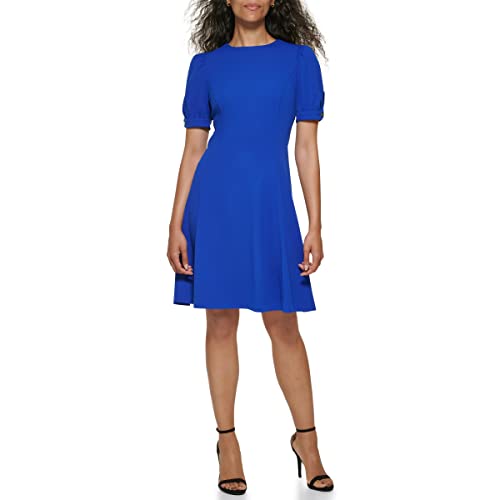 Robe à manches courtes DKNY vêtement d'été fluide pour femme