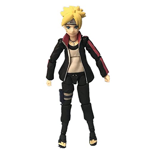 Naruto Shippuden Uzumaki Boruto Anime Figure Movable 13CM (5.122in)/PVC Static Statue/Anime Character Model/Anime Fan Favorite Collection/Desktop Decoration Naruto Shippuden Uzumaki Boruto Anime Figure Movable 13CM (5.122in)/PVC Static Statue/Anime Character Model/Anime Fan Favorite Collection/Desktop Decoration