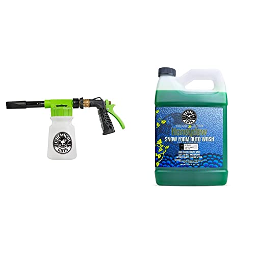 Chemical Guys CWS_110FBB Foam Blaster Bundle - Honeydew Snow Foam Car Wash Soap, 128 fl oz (1 Gallon) + Acc_326 Torq Foam Blaster 6 Foam Wash Gun, Works with Garden Hose, (2 Items) - image 1