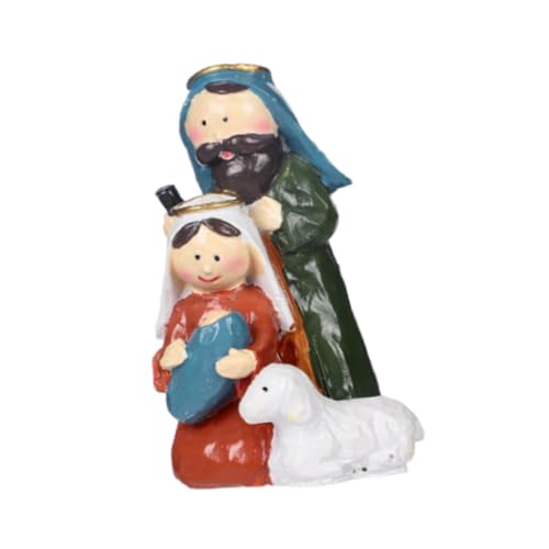 Crèche de Noël miniature pour décorer votre bureau, maison et bibliothèque durant les fêtes