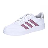 Absatzform: Flach adidas Damen Breaknet 2.0 Sneaker, Medium Grey Heather White, 38 EU