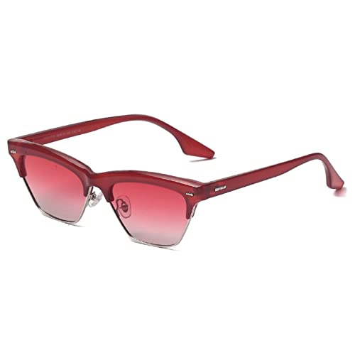 Lunettes de soleil polarisées œil de chat tendances pour hommes et femmes en taille M