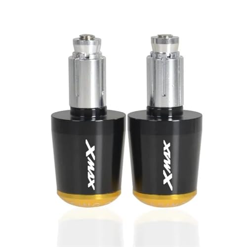 オートバイユニバーサルハンドルバーグリップエンドハンドルバーカウンターウェイトキャッププラグスライダー に適合する XMAX 125 250 300 400 X MAX 7/8"