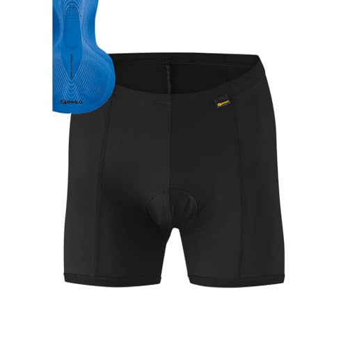 Gonso Sitivo U W, Sous-vêtements cyclistes pour femme, S'adapte sous tous les shorts de vélo, Collant avec peau de chamois Sitivo avec éléments Poron, Coupe ajustée