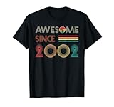 Photo Gallery awesome since 2002 20th birthday vintage 20 years old retro maglietta Photo Gallery awesome since 2002 20th birthday vintage 20 years old retro maglietta