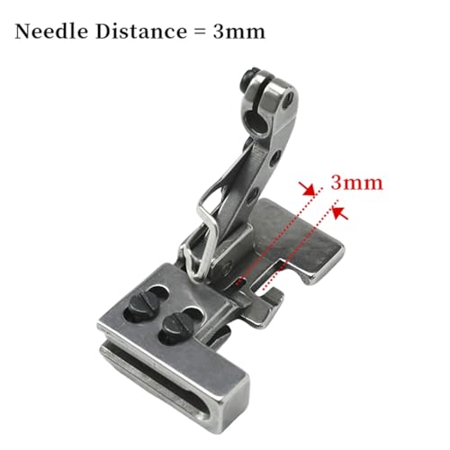 Blooy - Prensatela Gatherer para Overlock 5 Hilos 3mm miniatura 3