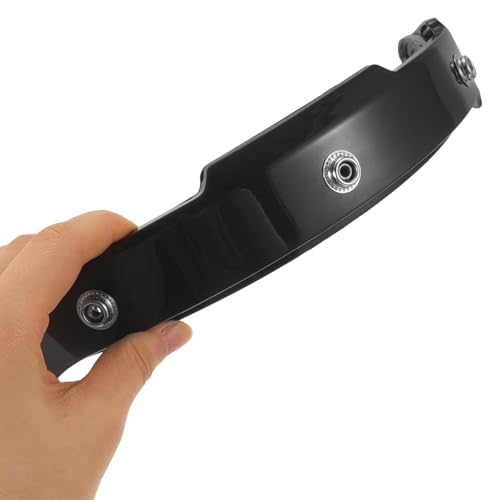 Soporte plástico negro para visera de casco modular de moto 4