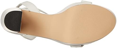 Nine West Women's UKNOW3 Heeled Sandal, White, 9 | Image 3