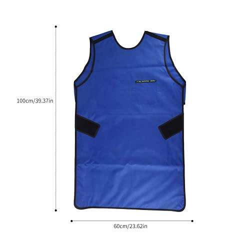 LVCHEN Bleischürze 0,5 mm pb Röntgenschutz mit Schilddrüsen-Kragen Dental-Labor Schürze Strahlenschutz leicht Zahnarzt Röntgenschutz Erwachsene