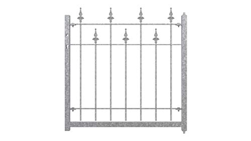 ELEO Gartentor Levanto I Gartentür aus massivem Schmiedeeisen I Größe...