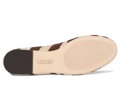Lauren Ralph Lauren Women's Jayna Zebra-Print Canvas Flats Ballet3