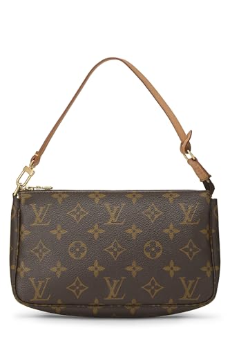 Louis Vuitton, Pre-Loved Monogram Canvas Pochette Accessoires, Brown