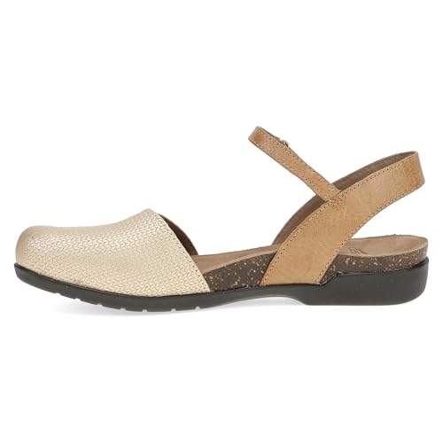 Image of Dansko Rowan Sandal for Women - Memory Foam and Cork Footbed for Comfort and Arch Support - Lightweight Rubber Outsole for Long-Lasting Wear - Versatile Casual to Dressy Footwear