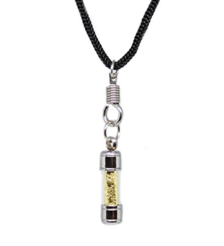 Origin Siam Collier Karma avec Inscription en Anglais Yant en Relief - Psaume Bouddhiste Mantra - Pendentif amulette bienheureux - Protection de l'amour - doré