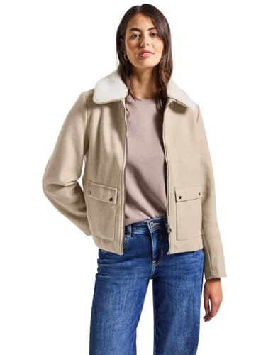 Street One Damen Jacke mit abnehmbarem Kragen