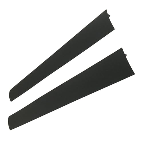 BESTOMZ Cubiertas Protectoras de Silicona para Huecos de Cocina y Estufa, 2 Unidades Negras, Fáciles de Instalar para Mantener Limpias Encimeras y Vitrocerámicas