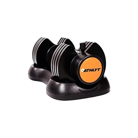Athlyt - Mancuerna Ajustable de 12.5 kg con Peso Ajustable Cover