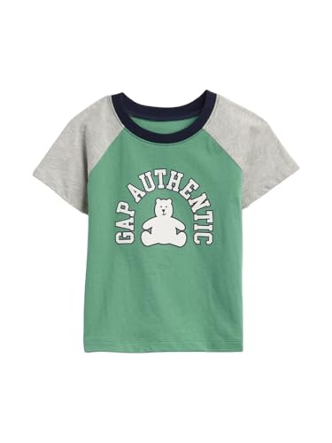Image of Gap Baby Boys' Short Sleeve Raglan Logo Tee