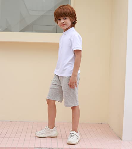 Bermudas pour garçon lot de 3 shorts pull-on en coton uni - 3