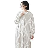 [bon moment] 【ボンモマン公式】 着る毛布 レディース メンズ キッズ ガウンタイプ 冬用 洗える ルームウェア 軽量 あったか 静電気防止 マイクロファイバー 着ぐるみパジャマ ちゃんちゃんこ アンジェ (ライン, レディース)