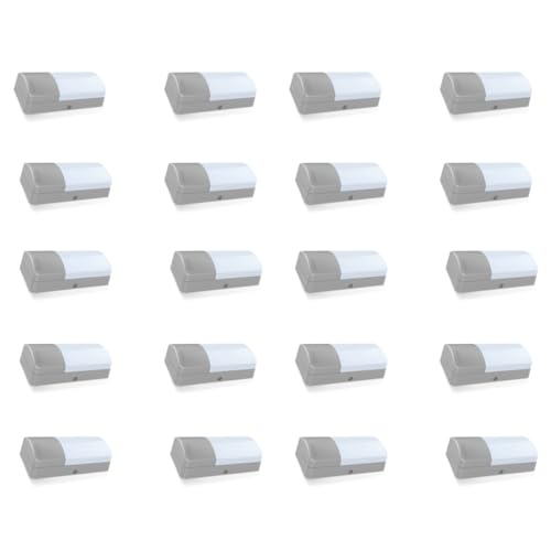 PHILIPS 6.5-Watt LED Bulk Head Light |WT140W LED7S Bulk Head Light for Office, Shop & Outdoor Lighting | Colour : Crystal White, Pack of 20