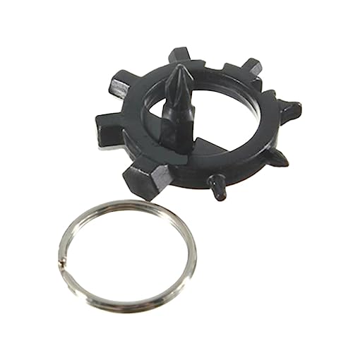 BRIGHTFUFU Stainless Steel Octopus Repair Tool Multi-Functional Screwdriver Key Chain Accessory Ideal for Bike Snowboard Toys
