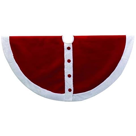 Kurt S. Adler Weihnachtsmann-Anzug, 122 cm, Rot/Weiß Baumrock Cover