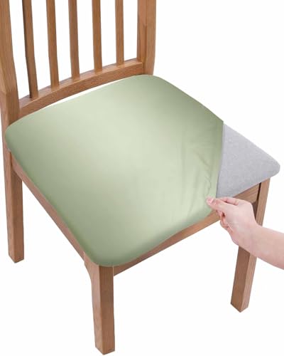 YOKOU Table Seat Cover, Sage Green Ombre Country Spring Style
