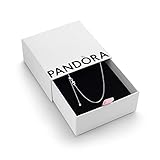 Pandora Moments Women's Sterling Silver Curb Chain Necklace, 60cm, With Gift Box