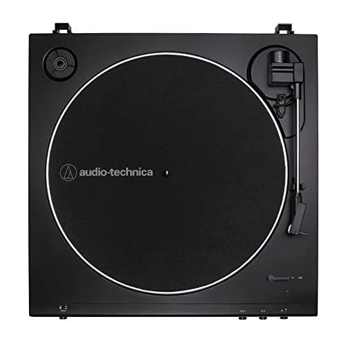 Image of Audio-Technica AT-LP60X Fully Automatic Belt-Drive Stereo Turntable (Black) Bundle with Bluetooth Studio Monitors - Pair (2 Items)