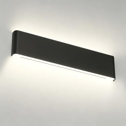 Aipsun 24" Modern Vanity Light Black Bathroom Light Fixture Over Mirror