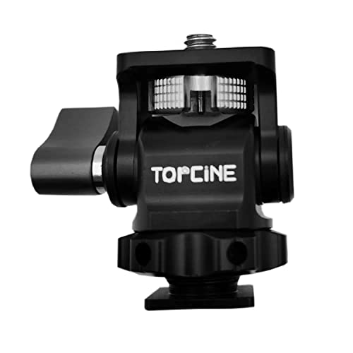 TOPCINE File Monitor Mount Holder Adapter Verstellbar Swivel 360° Neigung 180° Hot Cold Shoe Monitor Mounting Bracket for DSLR Camera Cage Rig Stabilisator Kompatibel Sony Canon Nikon Fujifilm DSLR TOPCINE File Monitor Mount Holder Adapter Verstellbar Swivel 360° Neigung 180° Hot Cold Shoe Monitor Mounting Bracket for DSLR Camera Cage Rig Stabilisator Kompatibel Sony Canon Nikon Fujifilm DSLR
