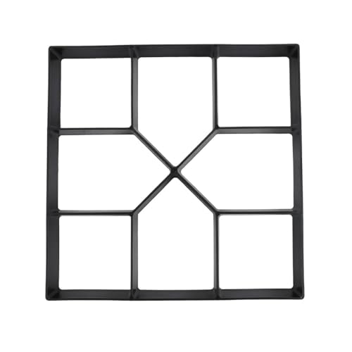 ZHAOQIN Moldes para Cemento Moldes Piedra Ladrillo Hormigón Molde Hormigón Cemento Camino Jardín Camino Pavimentación Pavimentadora Moldes Patio Reutilizables(A)