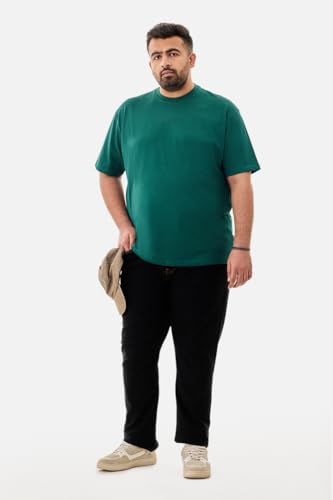 Image of SNITCH Men Polo Plus Size T-Shirt | Knitted Solid Polo with Contrast Tipped Collar & Logo Embroidery | 100% Cotton Breathable Lightweight Smart Casual Wear